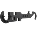 Black all-steel combination wrench for AR-15 and M4 rifle maintenance with dual purpose design