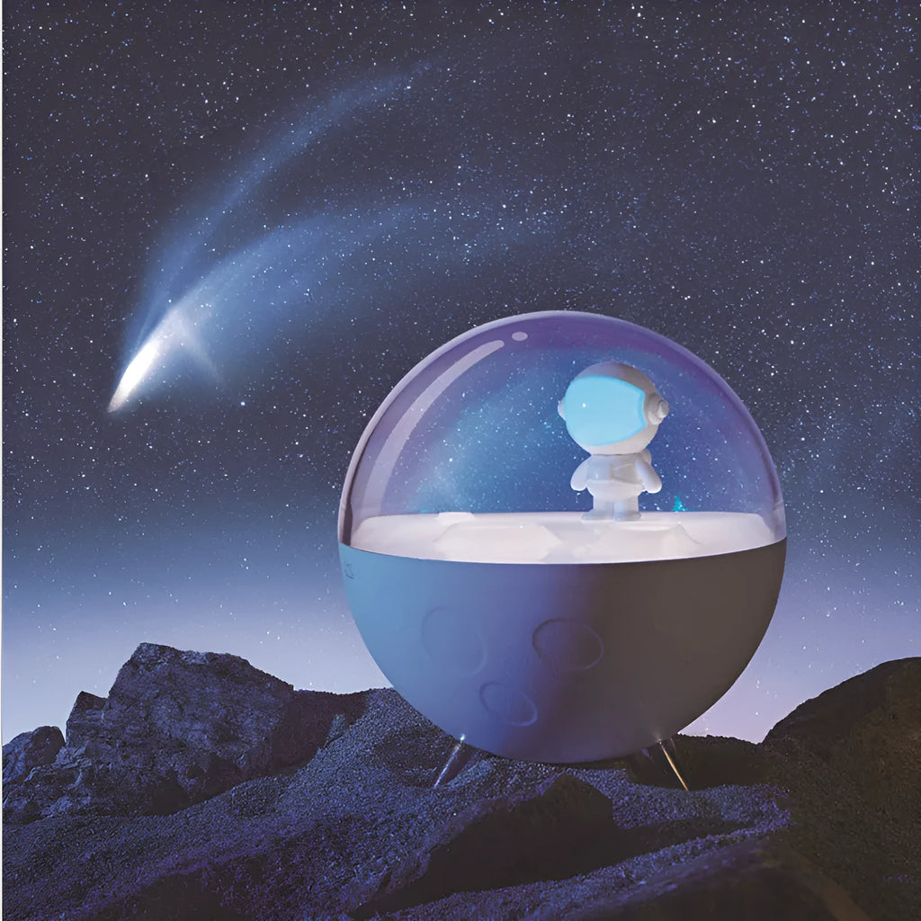 Cartoon guardian USB LED night light desk lamp in modern simple design