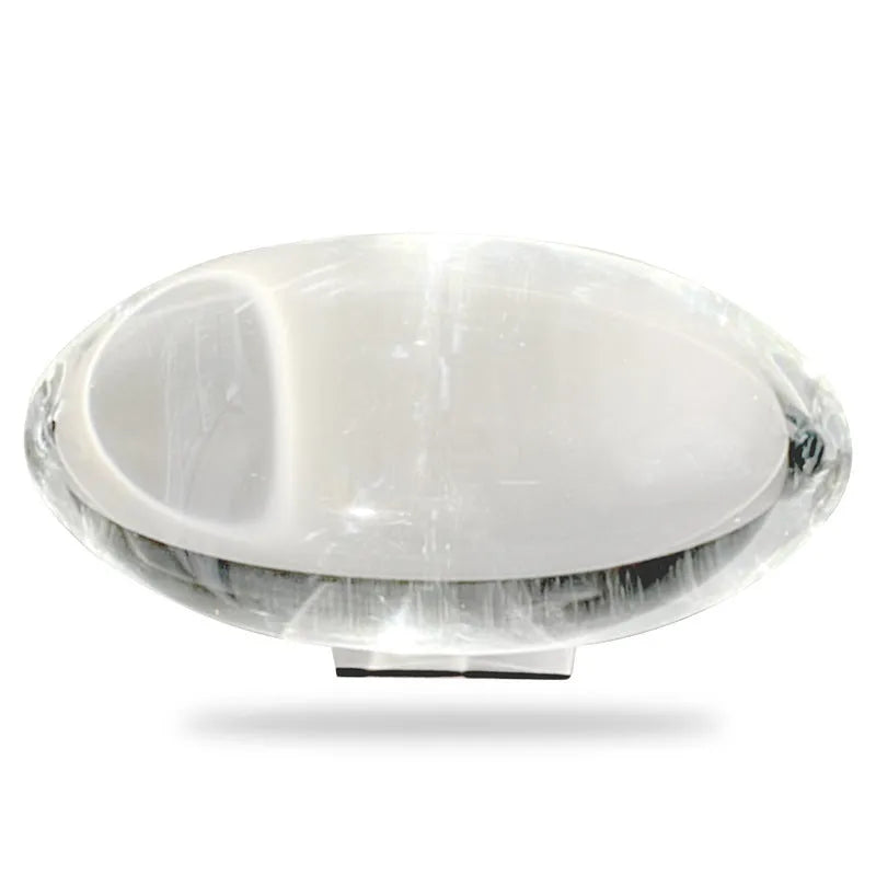 Warm light crystal shade projection lamp with LED ring light for home decoration and photography
