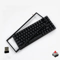 84-key wireless mechanical keyboard with hot-swappable switches in white or black case options