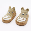 Children's cartoon non-slip combed cotton floor shoes for baby infant toddlers, available in multiple colours and sizes