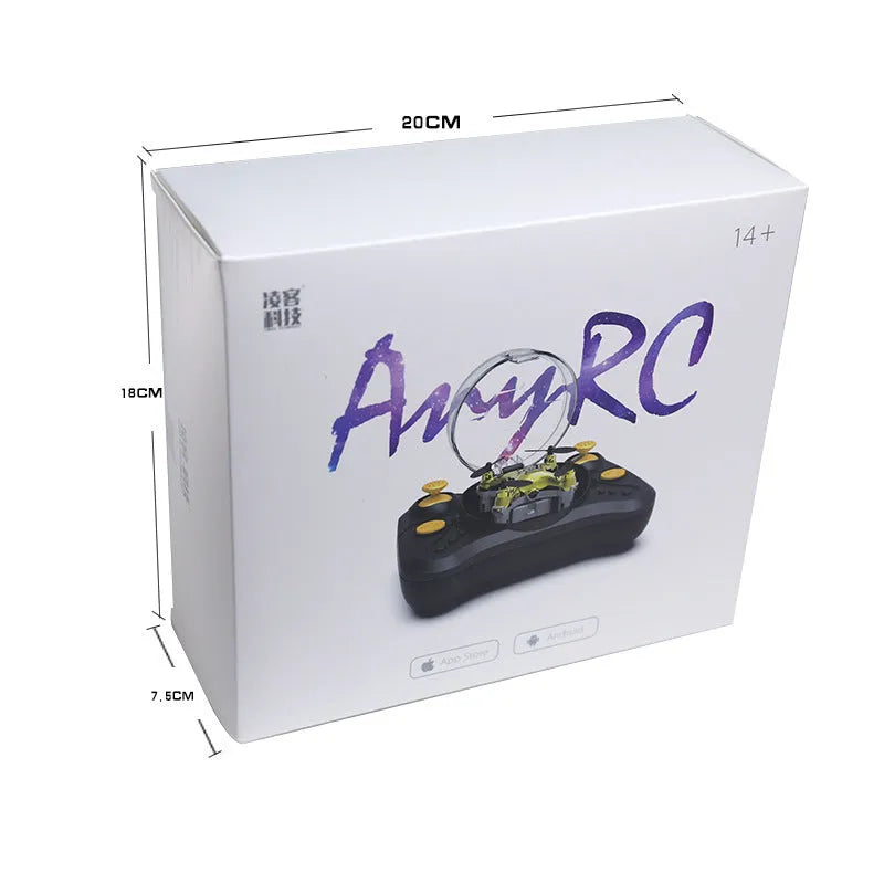 High-definition aerial remote control aircraft with fixed height, 360 roll, plastic body, 30cm size, bright gold colour