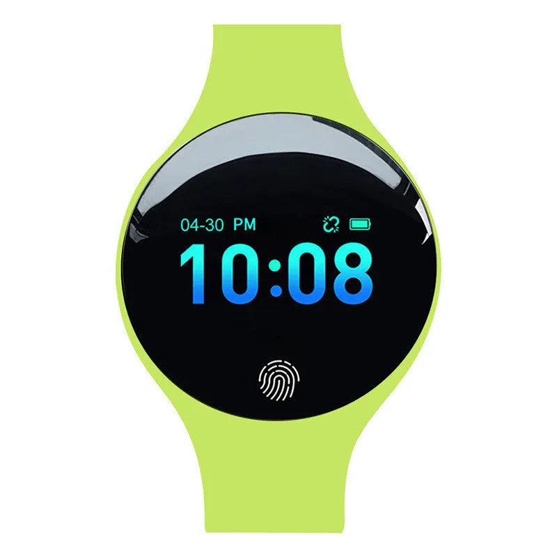 Smart watch with 37mm dial, vibrating alarm, and pedometer in multiple colour options