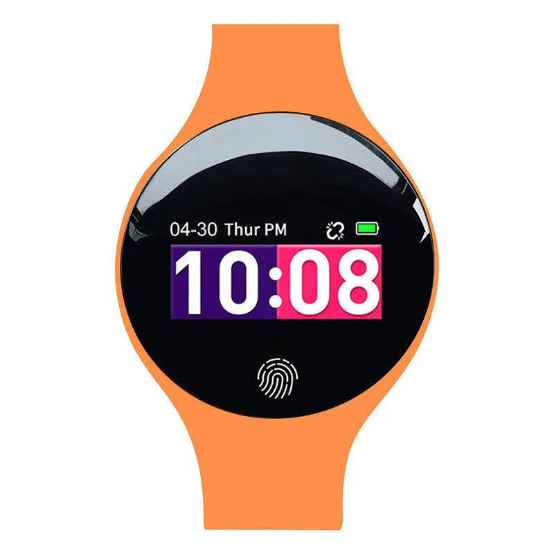 Smart watch with 37mm dial, vibrating alarm, and pedometer in multiple colour options
