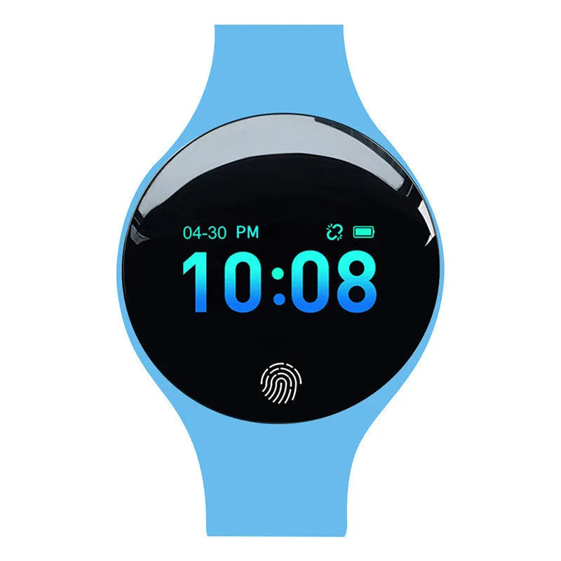 Smart watch with 37mm dial, vibrating alarm, and pedometer in multiple colour options