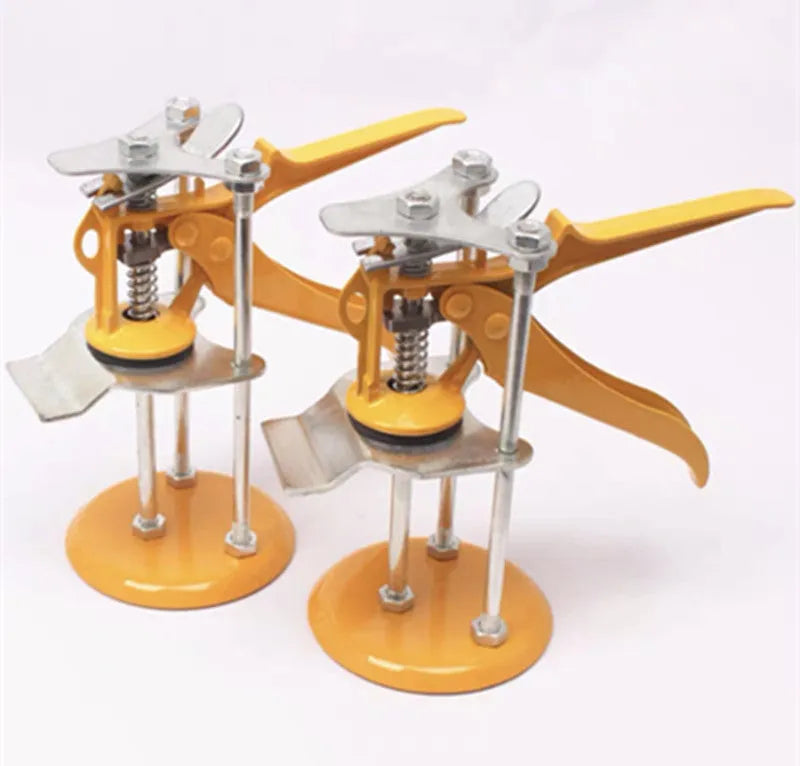 Tile raising locator 23.5x6.5cm adjustable height metal alloy electroplated finish concrete processing tool