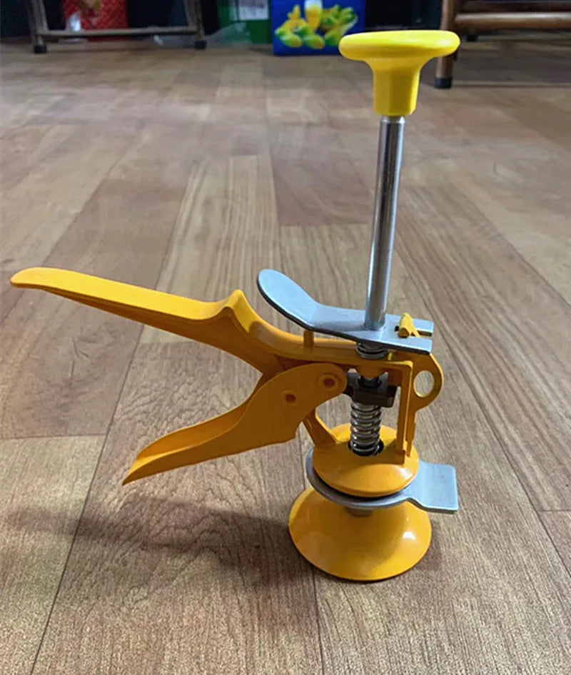 Tile raising locator 23.5x6.5cm adjustable height metal alloy electroplated finish concrete processing tool