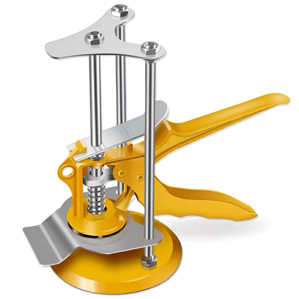 Tile raising locator 23.5x6.5cm adjustable height metal alloy electroplated finish concrete processing tool