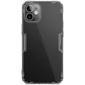 Nelkin natural transparent soft TPU phone case for Apple iPhone 12 Mini 5.4 inch in black