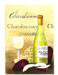Apple And Chardonnay DIY digital painting kit with linen canvas, brushes, and acrylic paints