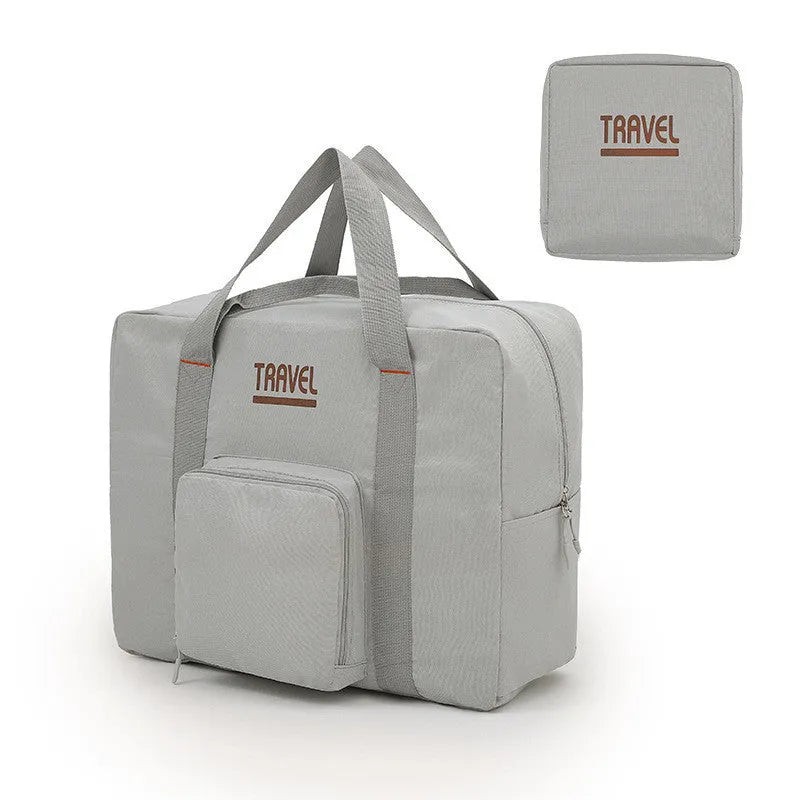Cube-shaped Oxford cloth travel storage bag with airtight seal in multiple colour options