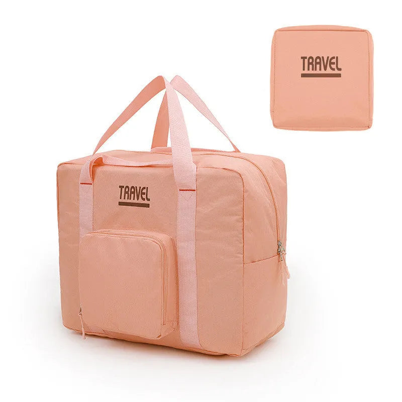 Cube-shaped Oxford cloth travel storage bag with airtight seal in multiple colour options