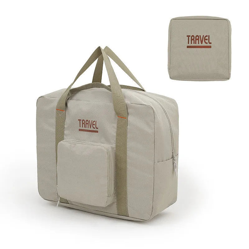 Cube-shaped Oxford cloth travel storage bag with airtight seal in multiple colour options