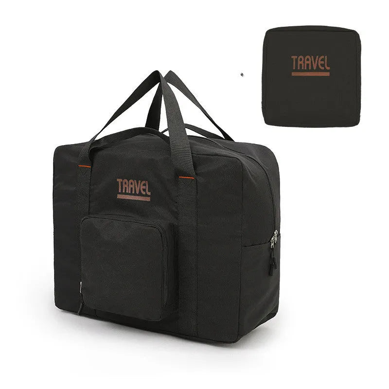 Cube-shaped Oxford cloth travel storage bag with airtight seal in multiple colour options