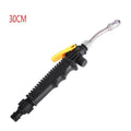 Stainless steel car wash foam water gun with copper spear head and 15 bar pressure for vehicle cleaning
