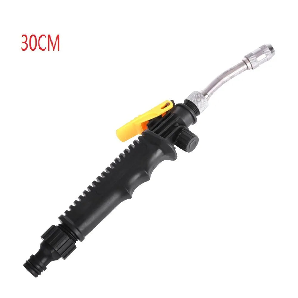 Stainless steel car wash foam water gun with copper spear head and 15 bar pressure for vehicle cleaning