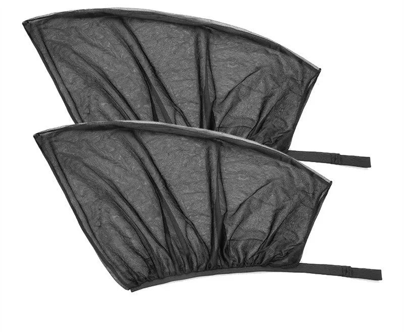 Car window cover net stretchable mesh sun shade anti-mosquito curtain for auto front rear windows