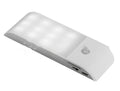 12 LED rechargeable human body sensor night light with PVC shade in new Chinese style.