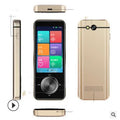 M9 Translator device in gold colour, with plastic casing and speech recognition feature