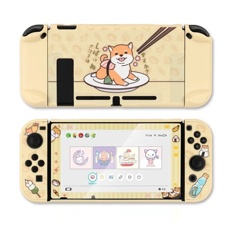 Nintendo Switch protective shell with PC hard cover back grip housing