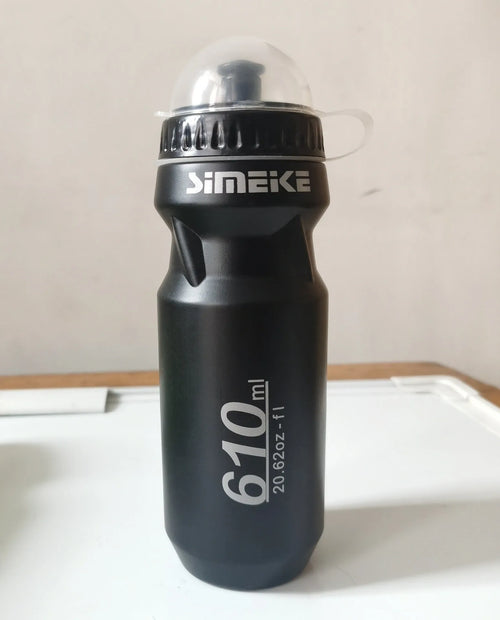 PC bicycle water bottle with 610ml capacity in red, green and black colour options
