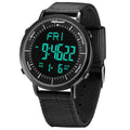 Shifenmei digital sports watch with black display showing time, waterproof to 10 metres