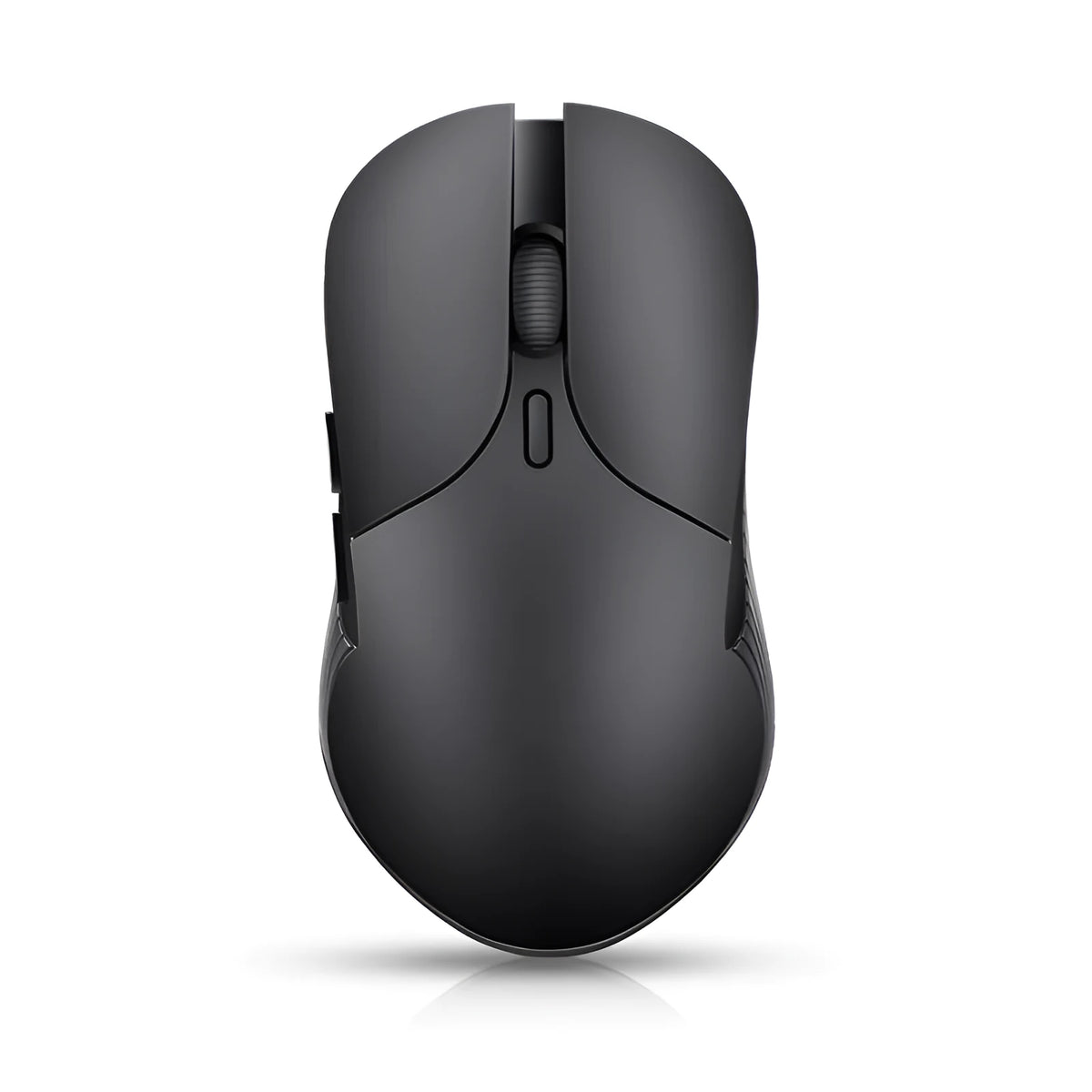 Smart Voice Mouse 2.4G rechargeable wireless translator mouse in blue with voice control button, 66x125x35mm size