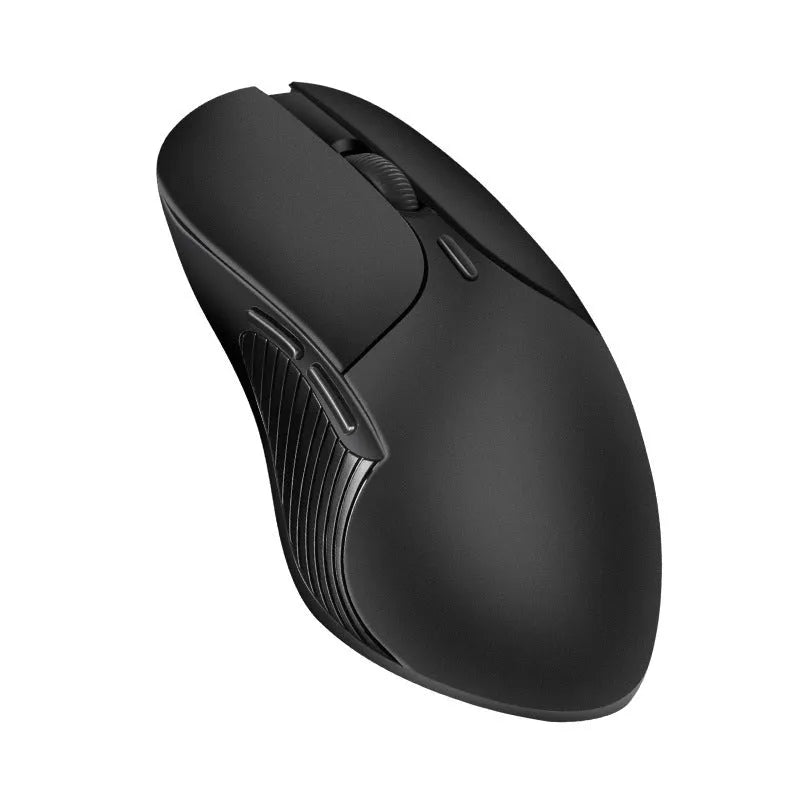 Smart Voice Mouse 2.4G rechargeable wireless translator mouse in blue with voice control button, 66x125x35mm size