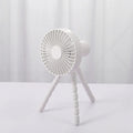 Black USB desktop fan with flexible octopus tripod legs and adjustable bending head