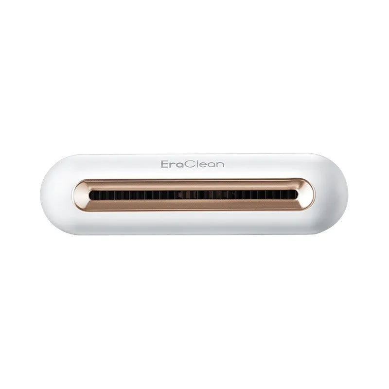 Rose gold USB-powered refrigerator deodorant steriliser with activated carbon, push-button control