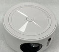 YT200 portable LED projector in four colour options showing 110mm diameter compact design