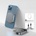10000mAh magnetic wireless power bank 15W fast charging for MagSafe iPhone in blue colour