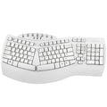 Perixx Periboard-512 white black ergonomic split keyboard with USB cable