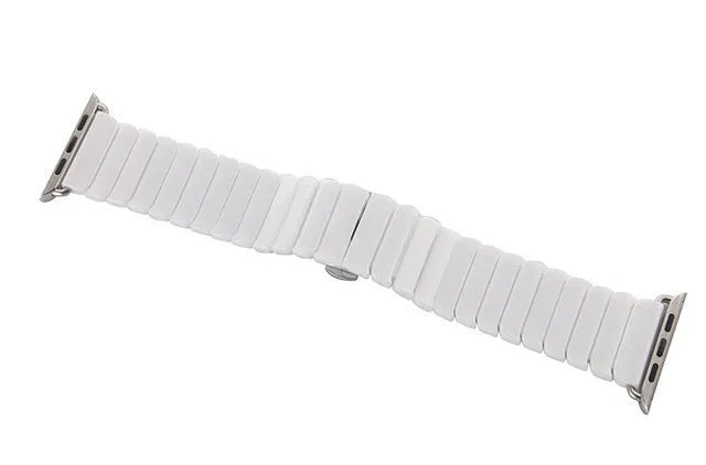 Black ceramic stainless steel Apple Watch band for 38mm and 42mm models