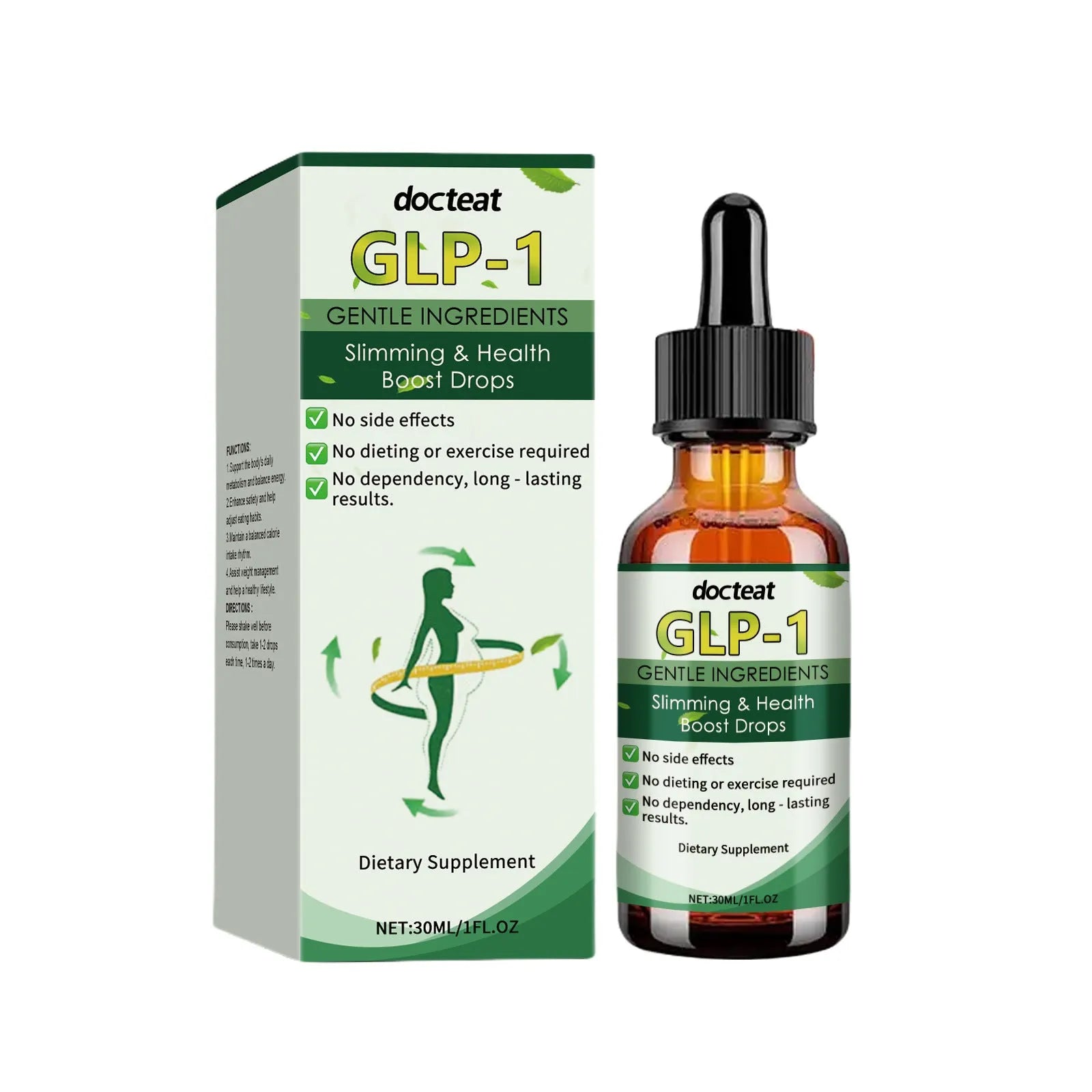 30ml bottle of Traditional Chinese Medicine herbal extract drops with dropper