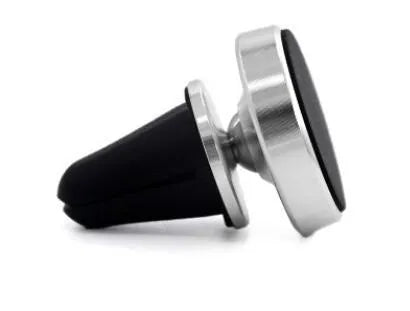 360 rotating magnetic car phone holder with suction cup base and metal plate in black colour
