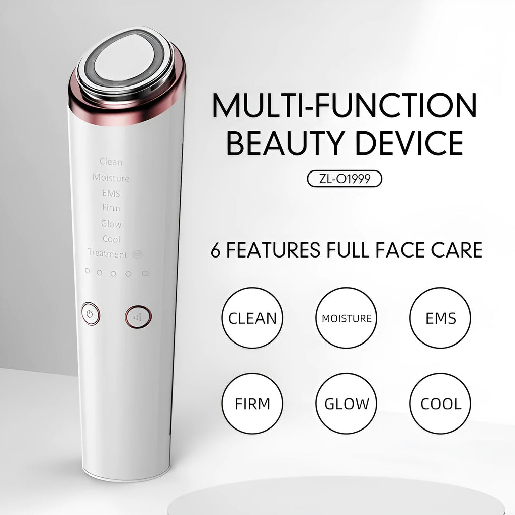 Eye Lifting And Tightening Beauty Instrument Massager Plastic USB Charging 3 Gears Vibration Colour Light White Facial Massage Tool for Skincare Routine Home Use