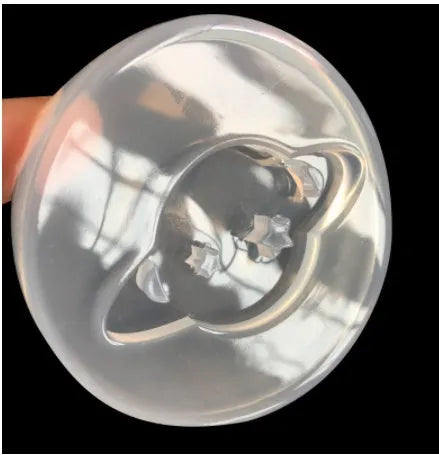 Silicone DIY mould for making full spherical epoxy resin planet ornaments, approximately 6.5 cm across.