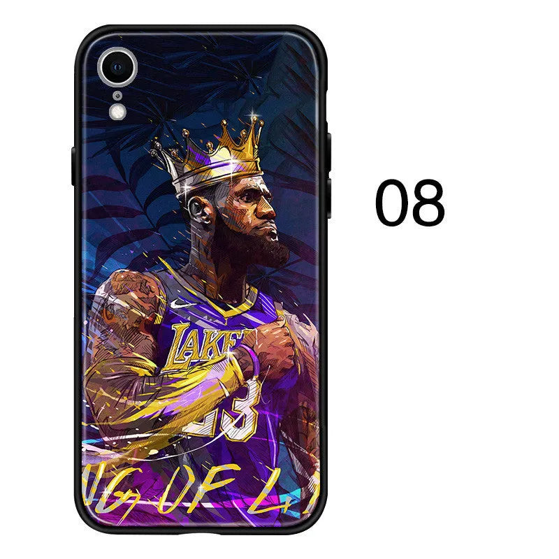 Silicone phone back cover case for Apple iPhone models in European and American style
