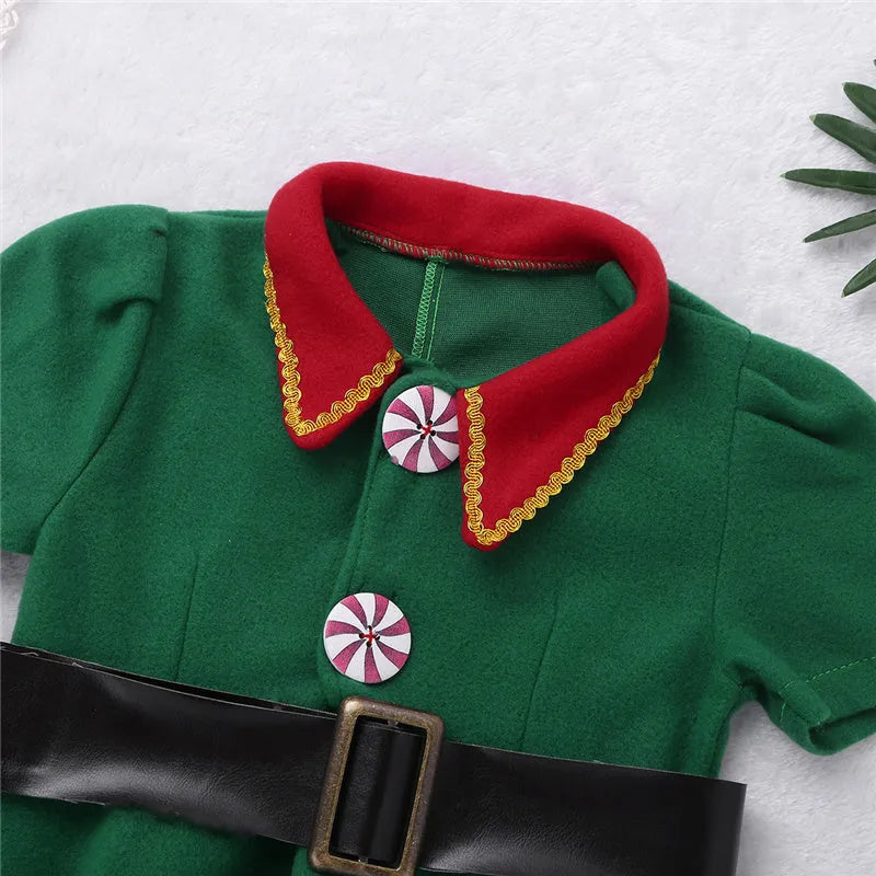Unisex Christmas costume in polyester fibre, available in sizes 90-180cm for male and female wearers