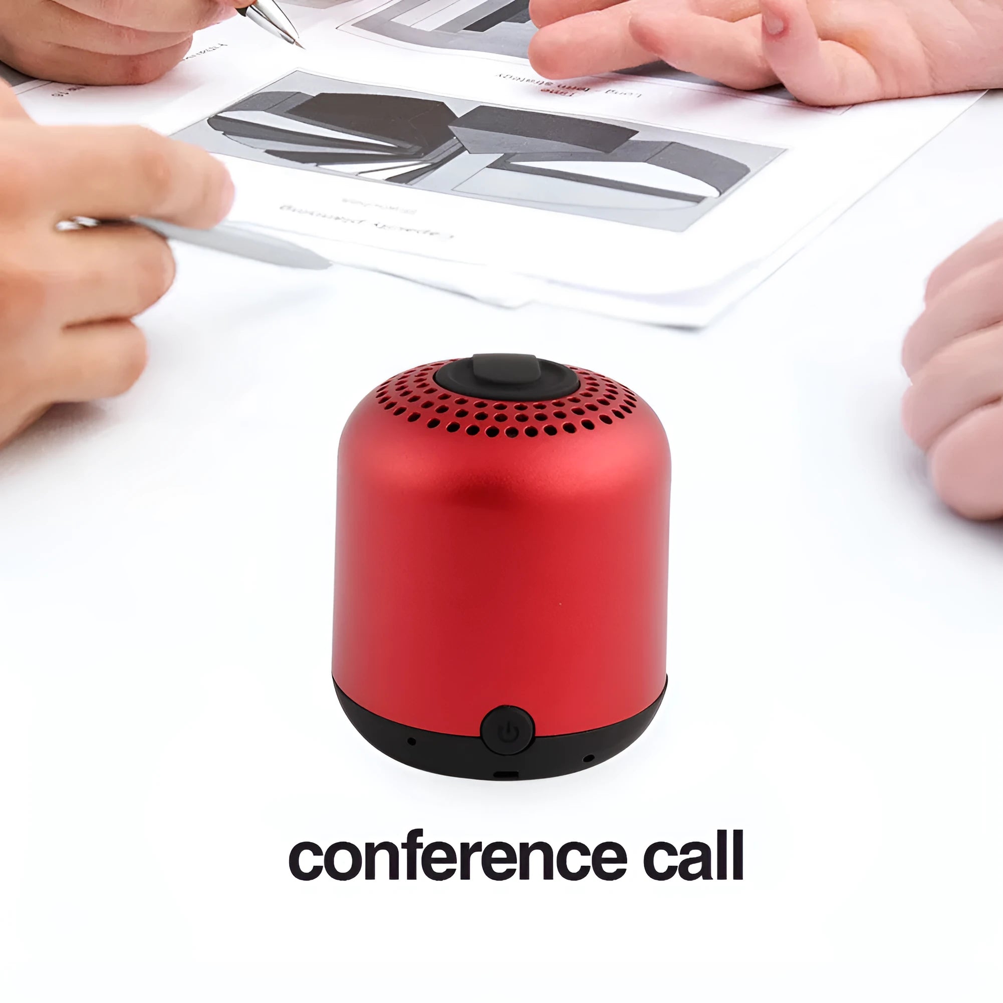 Hieha XQ11 small cylinder-shaped metal Bluetooth speaker in multiple colours