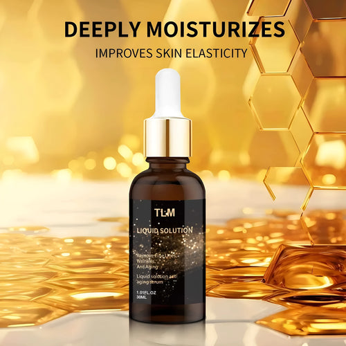 30ml facial moisturising liquid bottle with hyaluronic acid formula