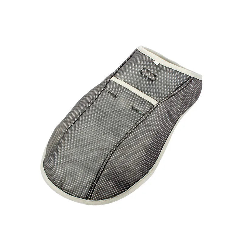 Dog cooling vest in blue made of cloth, available in sizes S to XL, casual style for dogs