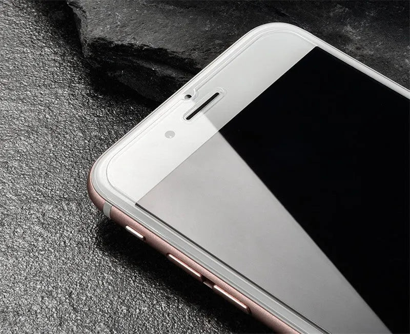 Tempered film non-full screen HD screen protector 9H hardness 0.26mm oleophobic coating for iPhone