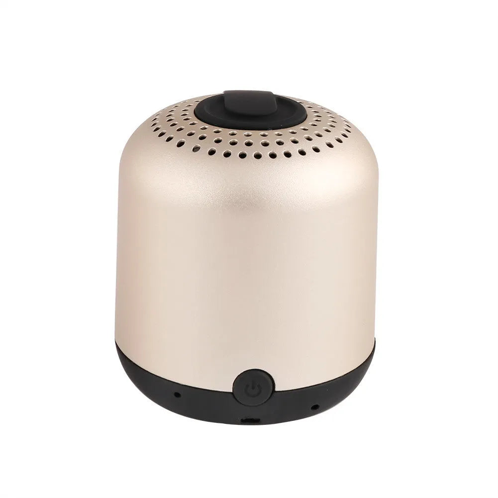 Hieha XQ11 small cylinder-shaped metal Bluetooth speaker in multiple colours