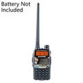 Baofeng UV-5RA dual band dual frequency two-way radio with black casing and dual display screen