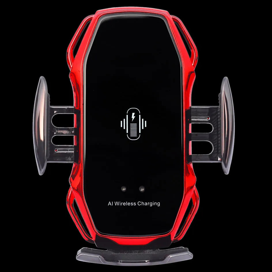 Navigation mobile phone holder with USB charging port in black, blue, gold, and red colour options