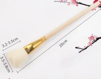 Natural wool painting brush for ceramic tracing and watercolour oil painting in various sizes