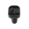 Car MP3 Bluetooth player with 1.1 inch monochrome screen and USB port in black