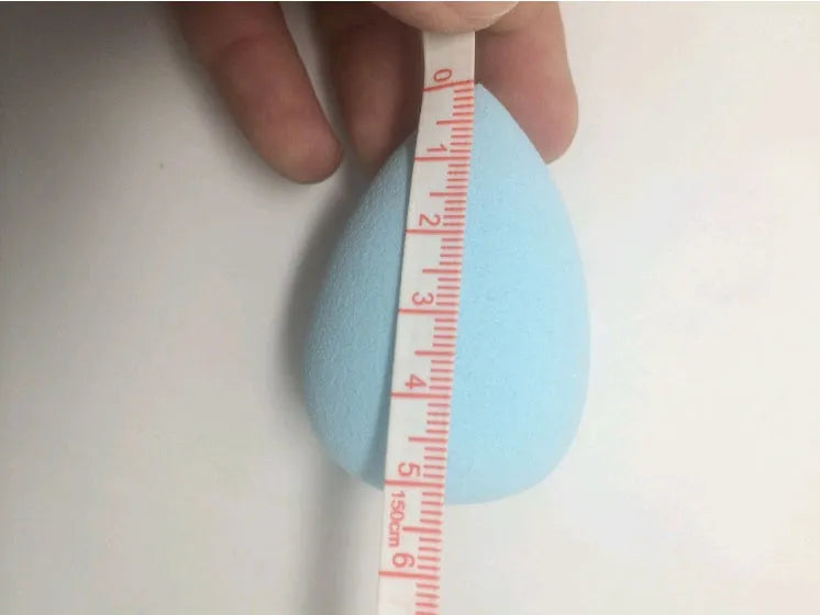 Beauty makeup sponge drops natural sponge powder puff 52x35mm in pink colour